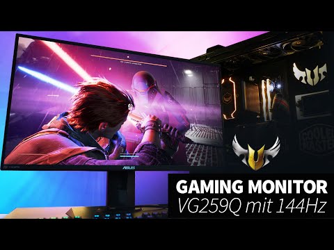 ASUS TUF VG259Q Gaming Monitor mit 144 Hz I Deutsch I Input Lag