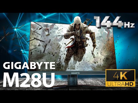 Der Monitor King 👑 GIGABYTE M28U 4K UHD 144Hz Gaming Monitor