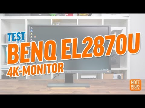 BenQ EL2870U 4K-Monitor Test - Deutsch / German ►► notebooksbilliger.de