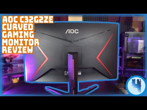 AOC C32G2ZE G Line 2nd Gen 32 Inch Gaming Monitor Unboxing and Review (2021)