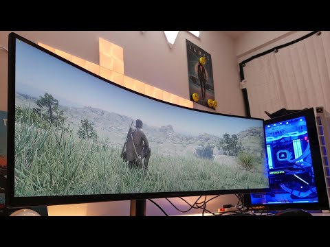 This Samsung 49 inch super ultra wide monitor is amazeballs | Samsung CRG9 review