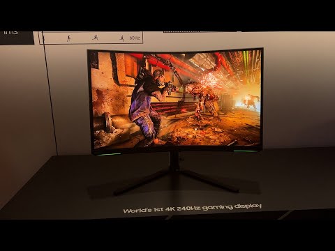 CES 2022: Samsung Odyssey Neo G8 Hands On Test- Deutsch / German