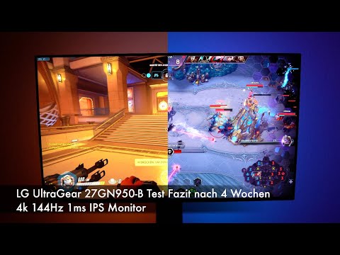 LG UltraGear 27GN950-B Test Fazit nach 4 Wochen - 4K 144Hz IPS 1ms Monitor