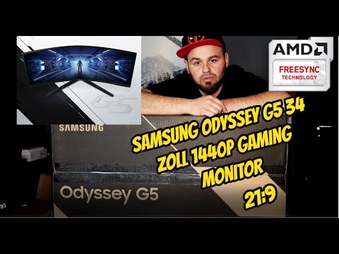 Samsung Odyssey G5 34 Zoll 1440p Gaming Monitor / Test / Review / Ultrawide Curved / Schnäppchen ???