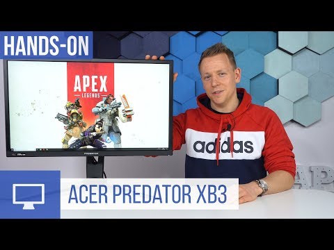 Acer Predator XB3 Hands-On zum 144 Hertz Gaming-Monitor mit HDR