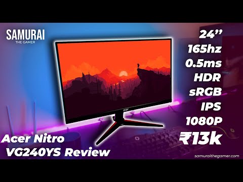 Acer Nitro VG240YS 165hz Gaming Monitor Review | IPS vs TN vs VA panel