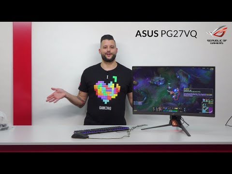 ASUS ROG Swift PG27VQ - Review &amp; Unboxing (27&quot;, Curved, WQHD, 165Hz, G-Sync)