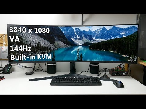 Samsung C49J89 (LC49J890) review - 49-inch 144Hz monitor with KVM
