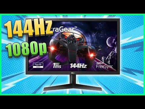 LG 24GN53A-B 23,5&quot; REVIEW | TN 144Hz 1ms 1080p ✅